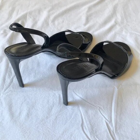 Schutz Scarlett Sling Mid Heel Black - Picture 4 of 9